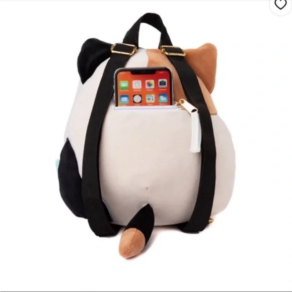SQUISHMALLOW CAM THE CAT 12" BACKPACK PLUSH TOY NEW WITH TAG - Picture 2 of 11